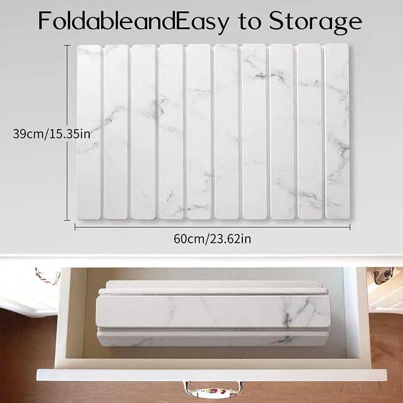 Experience Effortless Drying with Our Large 24" × 16" Diatomite Dish Drying Mat - Quick-Dry, Eco-Friendly, and Space-Saving!