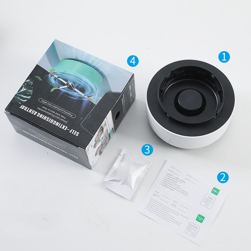 Portable Air Purifying Ashtray for Car & Home