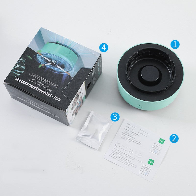 Portable Air Purifying Ashtray for Car & Home