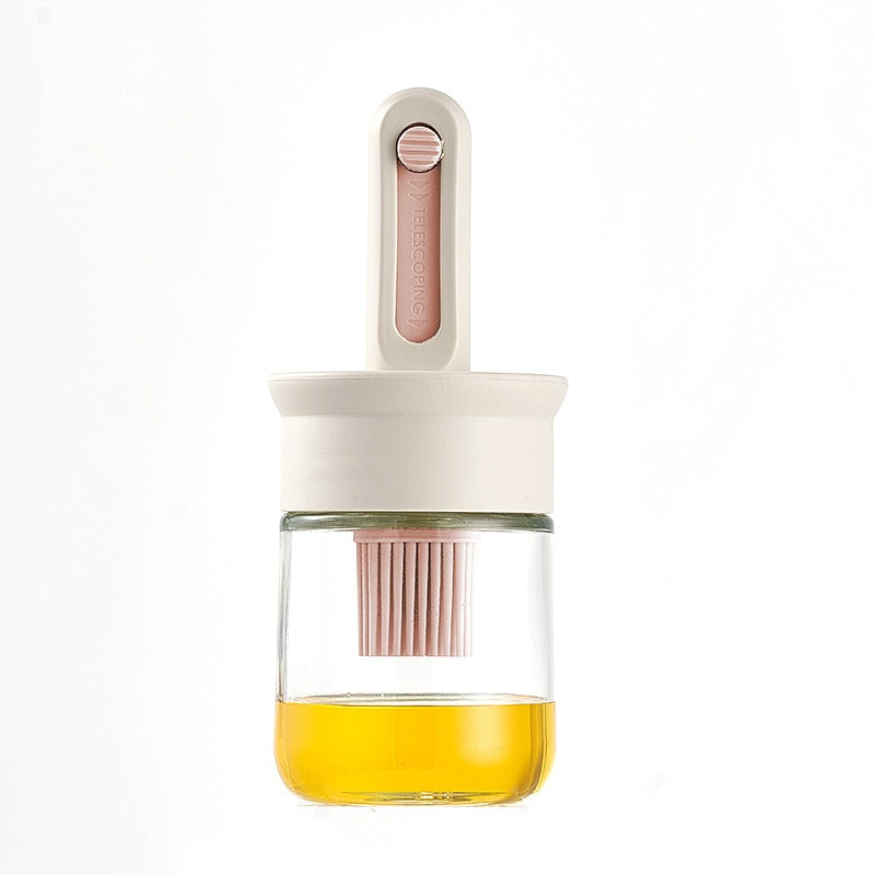 Kitchen High-temperature Resistant Silicone Oil Brush Bottle Integrated