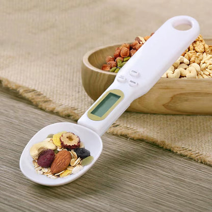 Elevate Your Cooking Experience with the 500G/0.1G Portable LCD Digital Measuring Spoon Scale - Precision Weighing Made Easy!
