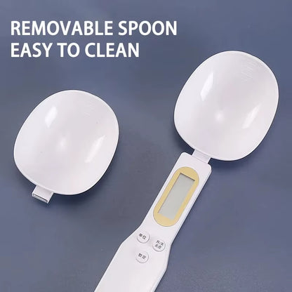 Elevate Your Cooking Experience with the 500G/0.1G Portable LCD Digital Measuring Spoon Scale - Precision Weighing Made Easy!