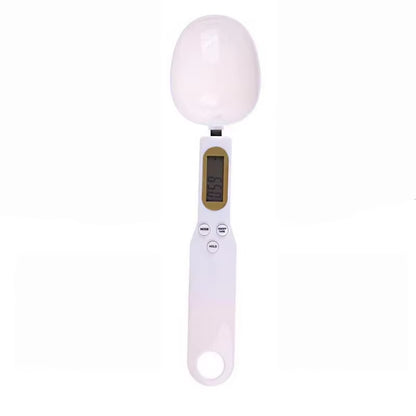 Elevate Your Cooking Experience with the 500G/0.1G Portable LCD Digital Measuring Spoon Scale - Precision Weighing Made Easy!