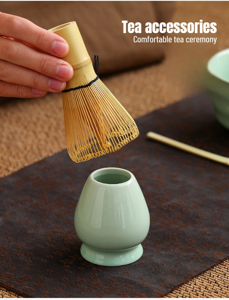 Matcha Tea Set with Bamboo Whisk & Bowl