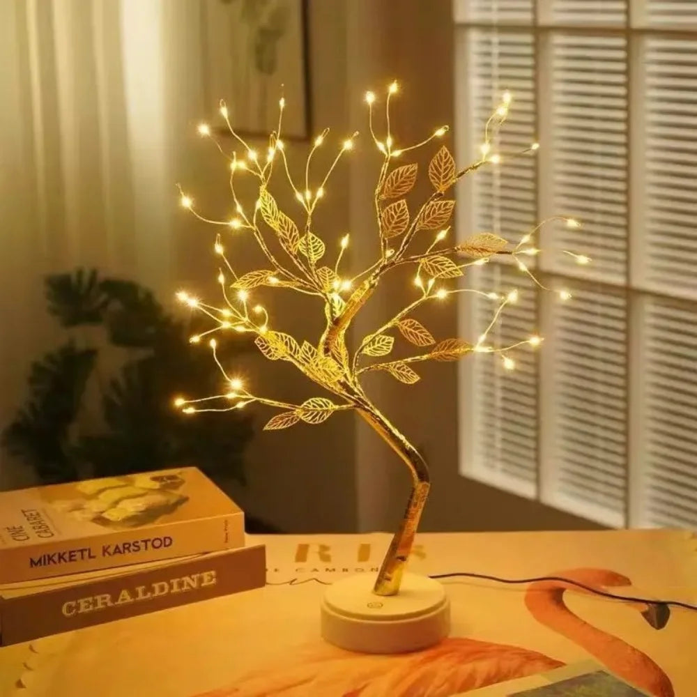 LED Cherry Blossom Tree Night Light – Touch Control