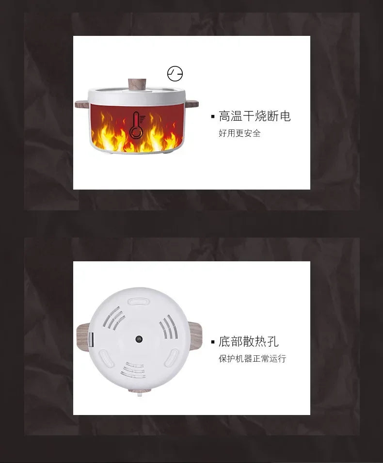 Mini Electric Hot Pot & Frying Pan – 1.5L