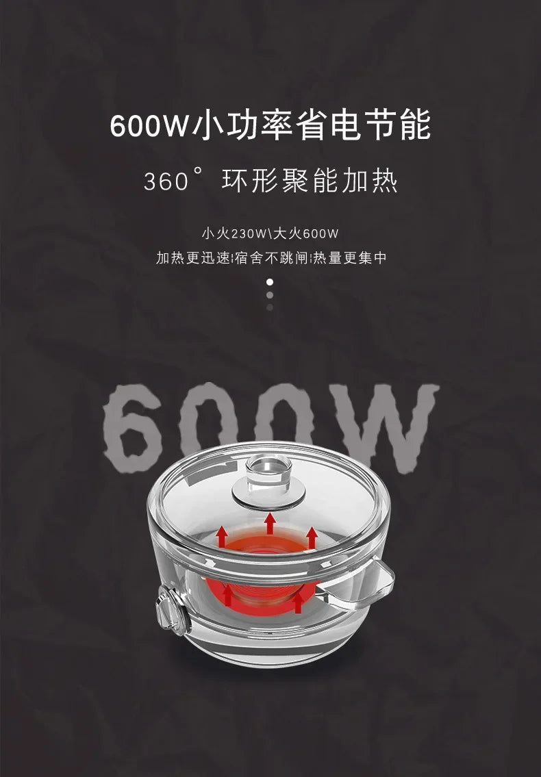 Mini Electric Hot Pot & Frying Pan – 1.5L