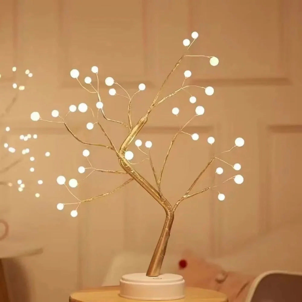 LED Cherry Blossom Tree Night Light – Touch Control
