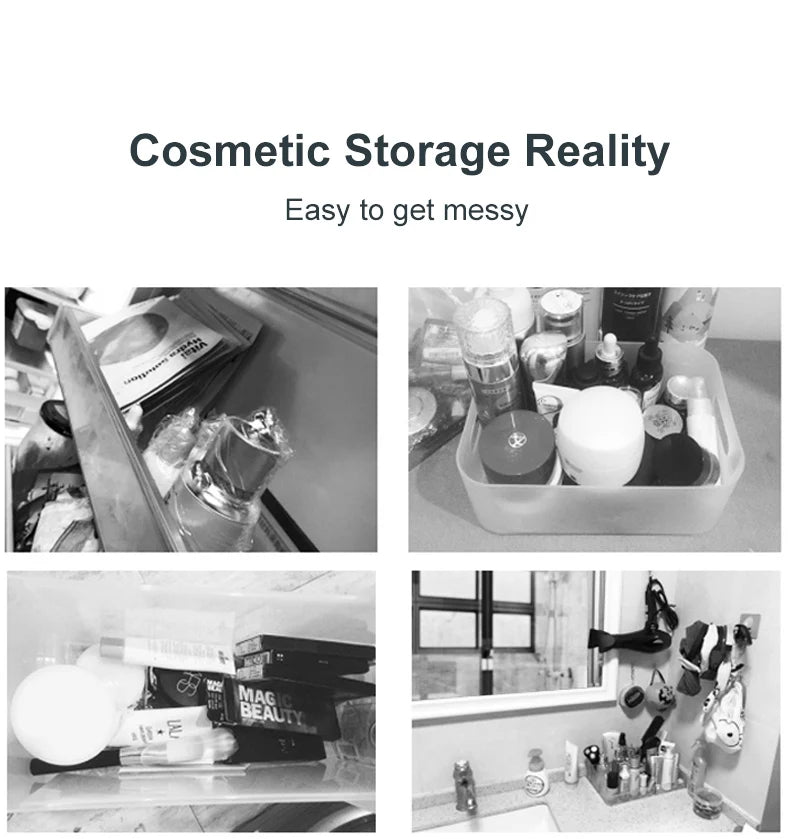 4L Mini Makeup Fridge with LED Mirror