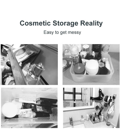 4L Mini Makeup Fridge with LED Mirror