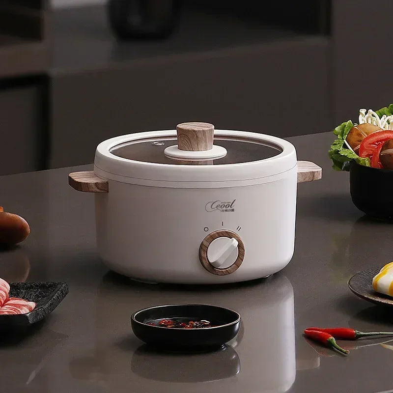 Mini Electric Hot Pot & Frying Pan – 1.5L