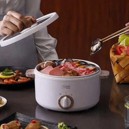 Mini Electric Hot Pot & Frying Pan – 1.5L