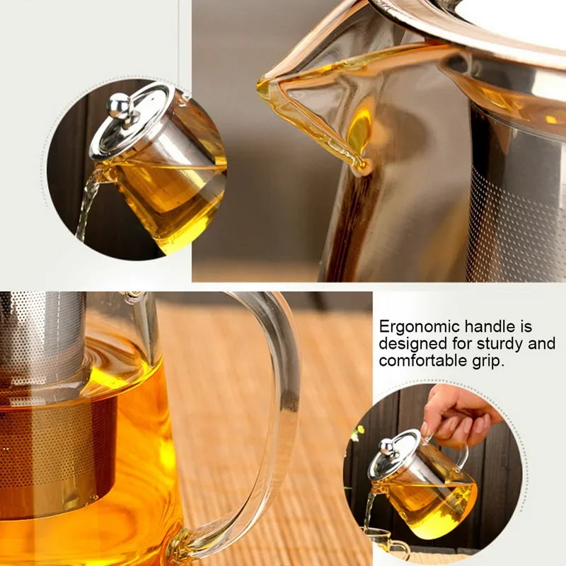 Borosilicate Glass Teapot with Infuser