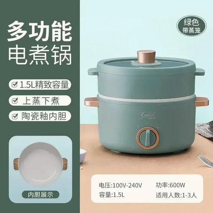 Mini Electric Hot Pot & Frying Pan – 1.5L
