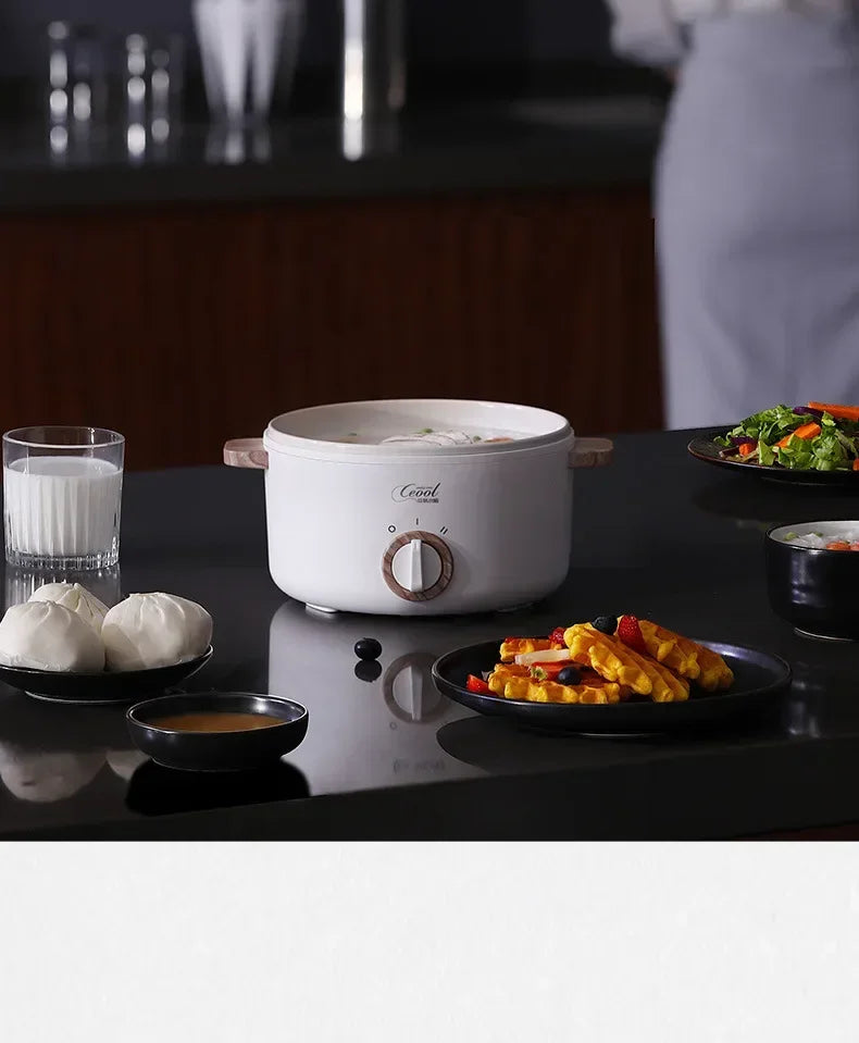 Mini Electric Hot Pot & Frying Pan – 1.5L