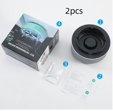 Portable Air Purifying Ashtray for Car & Home