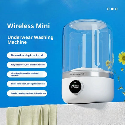 Portable Mini Washing Machine – Rechargeable 1.5L
