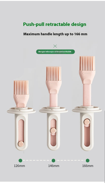 Kitchen High-temperature Resistant Silicone Oil Brush Bottle Integrated