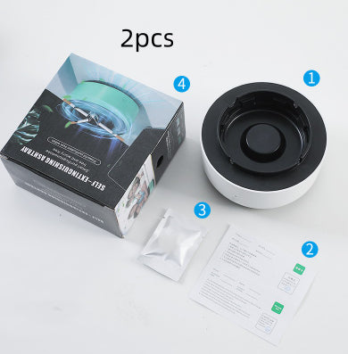 Portable Air Purifying Ashtray for Car & Home